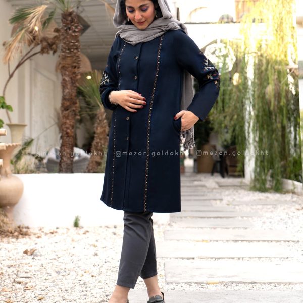 مانتو الیاف طبیعی گلدخت تنپوش الیاف طبیعی