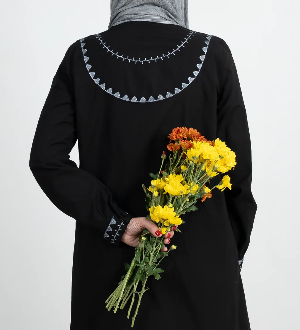 Celine (7) مانتو الیاف طبیعی سلین- تصویر 7